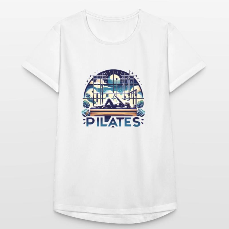 "Pilates" - Conception de studio dynamique T-shirt respirant Femme