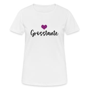 Grosstante Großtante Grosstanten Beste Tante - Frauen T-Shirt atmungsaktiv - Weiß - Vorne - AI Model Female 172 dark (172cm)
