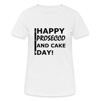 Bonne Prosecco - T-shirt respirant Femme - blanc - Devant - AI Model Female 172 dark (172cm)