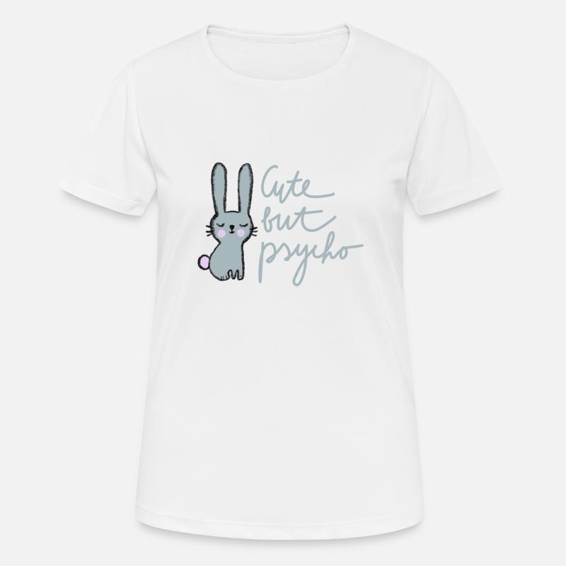 Cute but psycho - Women's Breathable T-Shirt - white