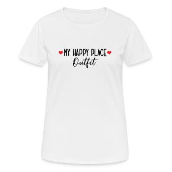 Einzug Wohnung Neues Zuhause Einweihungsfeier - Frauen T-Shirt atmungsaktiv - Weiß - Vorne - AI Model Female 172 dark (172cm)