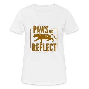 Tiger - Africa - Wilderness - Nature Conservation - Women's Breathable T-Shirt - white - Front - AI Model Female 172 dark (172cm)