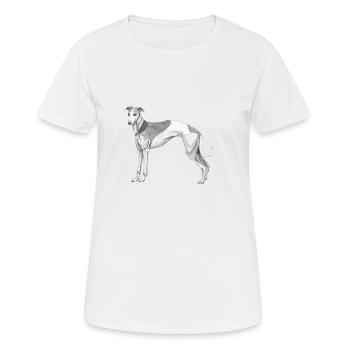 Whippet - Women's Breathable T-Shirt - white - Front - AI Model Female 172 dark (172cm)