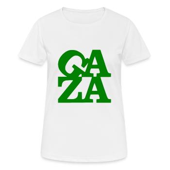 Gaza - T-shirt respirant Femme - blanc - Devant - AI Model Female 172 dark (172cm)
