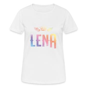 Lena - T-shirt respirant Femme - blanc - Devant - AI Model Female 172 dark (172cm)