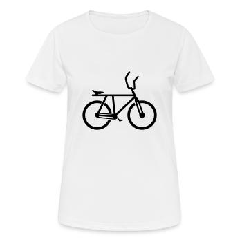 Cycle ball - Women's Breathable T-Shirt - white - Front - AI Model Female 172 dark (172cm)