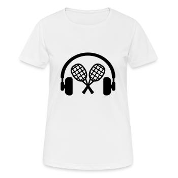Squash Sport Game Match Champion Victory - Frauen T-Shirt atmungsaktiv - Weiß - Vorne - AI Model Female 172 dark (172cm)