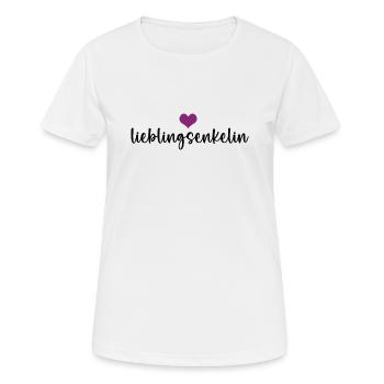 Lieblingsenkelin Enkeltochter Beste Enkelin - Frauen T-Shirt atmungsaktiv - Weiß - Vorne - AI Model Female 172 dark (172cm)
