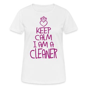 Gardez calmain - T-shirt respirant Femme - blanc - Devant - AI Model Female 172 dark (172cm)