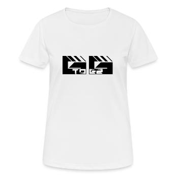 GG Good Game Geschenkidee to Easy EZ CS GO - Frauen T-Shirt atmungsaktiv - Weiß - Vorne - AI Model Female 172 dark (172cm)