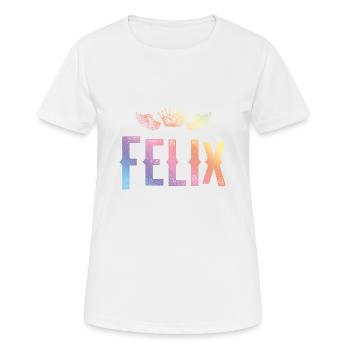 Felix - Women's Breathable T-Shirt - white - Front - AI Model Female 172 dark (172cm)