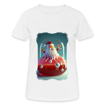 Weihnachtsmann-Gelee - Frauen T-Shirt atmungsaktiv - Weiß - Vorne - AI Model Female 172 dark (172cm)