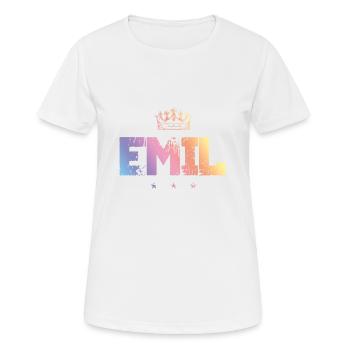 Emil - T-shirt respirant Femme - blanc - Devant - AI Model Female 172 dark (172cm)