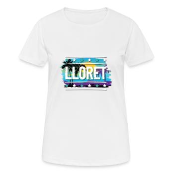 Lloret De Mar - T-shirt respirant Femme - blanc - Devant - AI Model Female 172 dark (172cm)