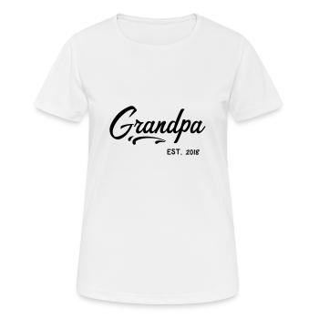 Opa Grossvater Opi Grandpa Geschenk - Frauen T-Shirt atmungsaktiv - Weiß - Vorne - AI Model Female 172 dark (172cm)