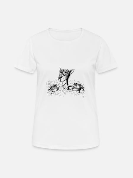 Bath foam fuzzy - Women's Breathable T-Shirt - white
