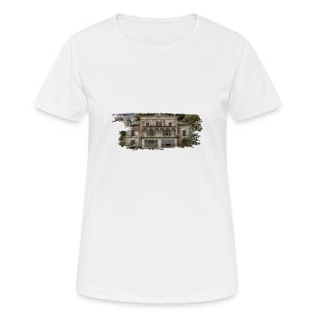 Lost Place 02 digitale Malerei - Frauen T-Shirt atmungsaktiv - Weiß - Vorne - AI Model Female 172 dark (172cm)