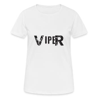 Viper geschenkidee - Frauen T-Shirt atmungsaktiv - Weiß - Vorne - AI Model Female 172 dark (172cm)