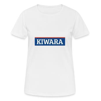 kiwara Polizist - Frauen T-Shirt atmungsaktiv - Weiß - Vorne - AI Model Female 172 dark (172cm)