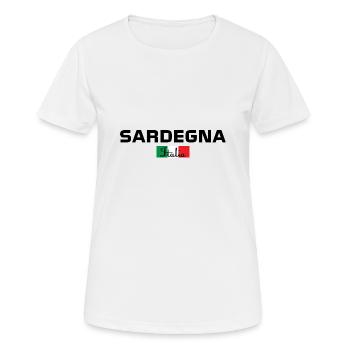 Sardegna Italia Flag Gift Sardinia - Women's Breathable T-Shirt - white - Front - AI Model Female 172 dark (172cm)
