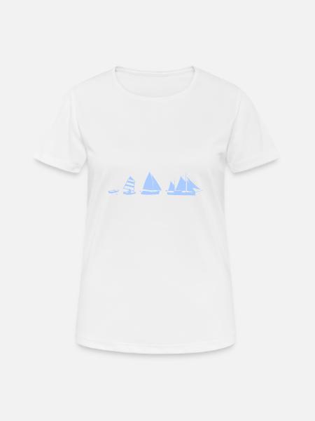 sailing - Women's Breathable T-Shirt - white