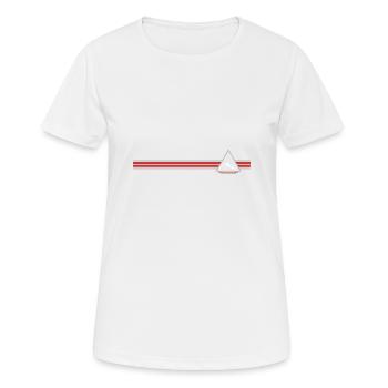 aviron - T-shirt respirant Femme - blanc - Devant - AI Model Female 172 dark (172cm)