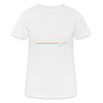Segelschiff - Frauen T-Shirt atmungsaktiv - Weiß - Vorne - AI Model Female 172 dark (172cm)