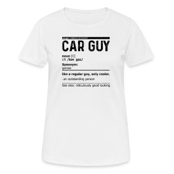 Car Guy Definition - Auto - Women's Breathable T-Shirt - white - Front - AI Model Female 172 dark (172cm)