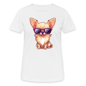CHIHUAHUA The Explorer - Women's Breathable T-Shirt - white - Front - AI Model Female 172 dark (172cm)