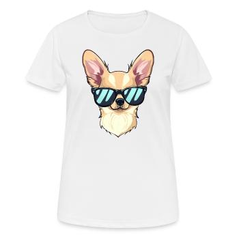 CHIHUAHUA Art - Women's Breathable T-Shirt - white - Front - AI Model Female 172 dark (172cm)