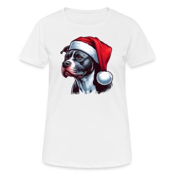 Cute Pitbull Gifts - Women's Breathable T-Shirt - white - Front - AI Model Female 172 dark (172cm)