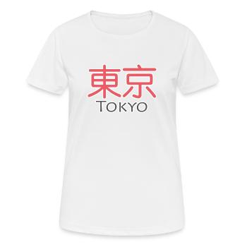 Tokyo - T-shirt respirant Femme - blanc - Devant - AI Model Female 172 dark (172cm)