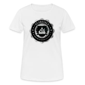 Menuisiers, menuisiers, artisanat, armes de guilde - T-shirt respirant Femme - blanc - Devant - AI Model Female 172 dark (172cm)