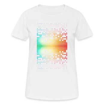 Rectangles - T-shirt respirant Femme - blanc - Devant - AI Model Female 172 dark (172cm)