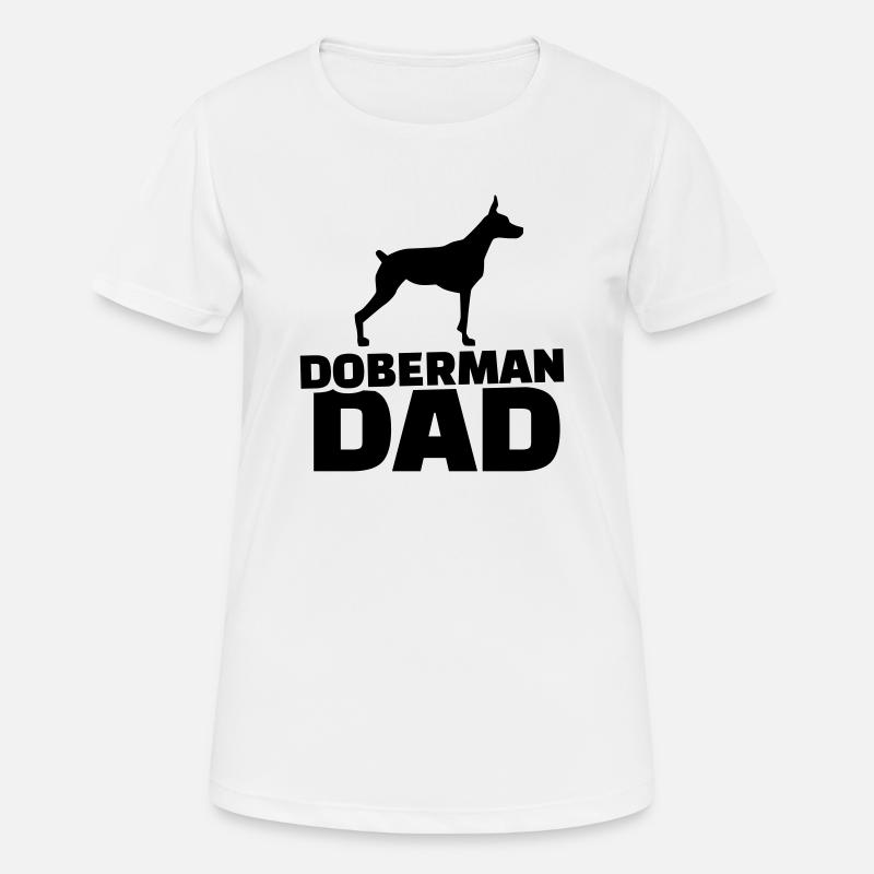 Doberman - Women's Breathable T-Shirt - white