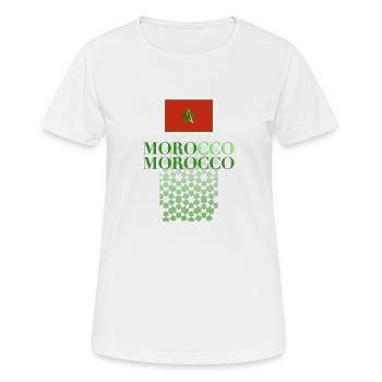 Morocco - Women's Breathable T-Shirt - white - Front - AI Model Female 172 dark (172cm)