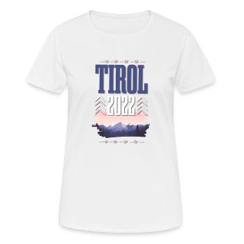 Tyrol 2022 - T-shirt respirant Femme - blanc - Devant - AI Model Female 172 dark (172cm)