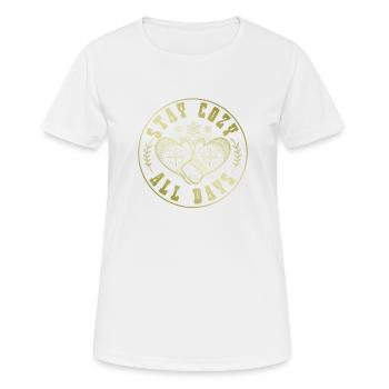 Winter Saying Cold - Women's Breathable T-Shirt - white - Front - AI Model Female 172 dark (172cm)