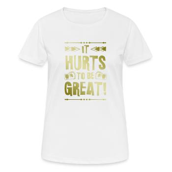 Mma Arts académiques mixtes - T-shirt respirant Femme - blanc - Devant - AI Model Female 172 dark (172cm)