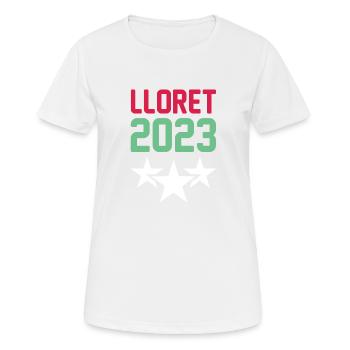 Lloret De Mar 2023 Krone - Frauen T-Shirt atmungsaktiv - Weiß - Vorne - AI Model Female 172 dark (172cm)