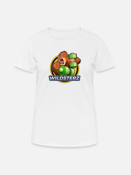 Wildsterz - Kong - Frauen T-Shirt atmungsaktiv - Weiß