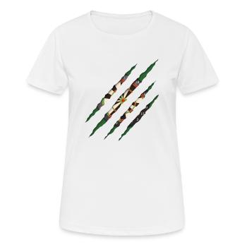 Dart, dartboard - Women's Breathable T-Shirt - white - Front - AI Model Female 172 dark (172cm)