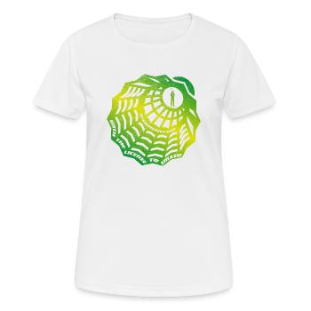 Badminton (License-To-Smash-Edition) - Women's Breathable T-Shirt - white - Front - AI Model Female 172 dark (172cm)
