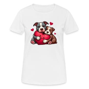 Pitbull Presents - Women's Breathable T-Shirt - white - Front - AI Model Female 172 dark (172cm)