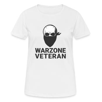 Warzone Veteran COD - Women's Breathable T-Shirt - white - Front - AI Model Female 172 dark (172cm)