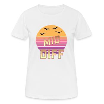 Mid,Supp,Adc,Top,Jgl,Jg Diff,Difference Legends - Frauen T-Shirt atmungsaktiv - Weiß - Vorne - AI Model Female 172 dark (172cm)