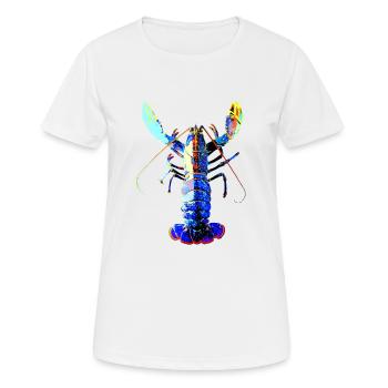 Hummer - Frauen T-Shirt atmungsaktiv - Weiß - Vorne - AI Model Female 172 dark (172cm)