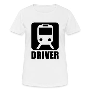 U-Bahn Driver - Frauen T-Shirt atmungsaktiv - Weiß - Vorne - AI Model Female 172 dark (172cm)