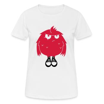 Bad monstre - T-shirt respirant Femme - blanc - Devant - AI Model Female 172 dark (172cm)