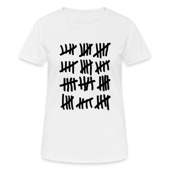 Sixty tally - Women's Breathable T-Shirt - white - Front - AI Model Female 172 dark (172cm)